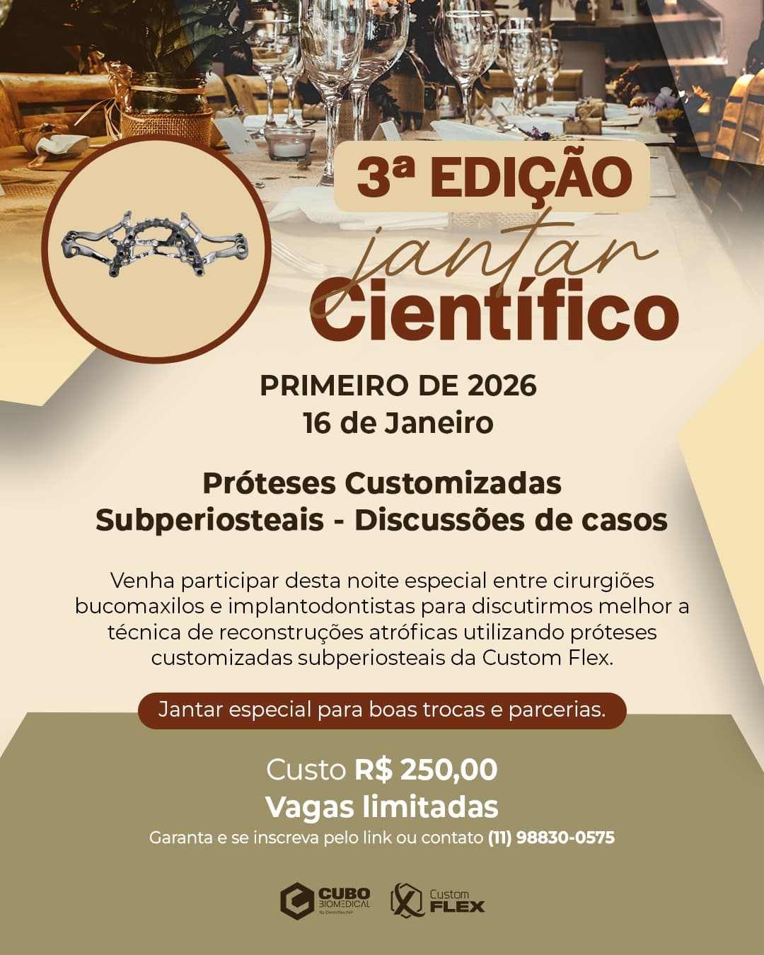 3ª Edição Jantar Científico